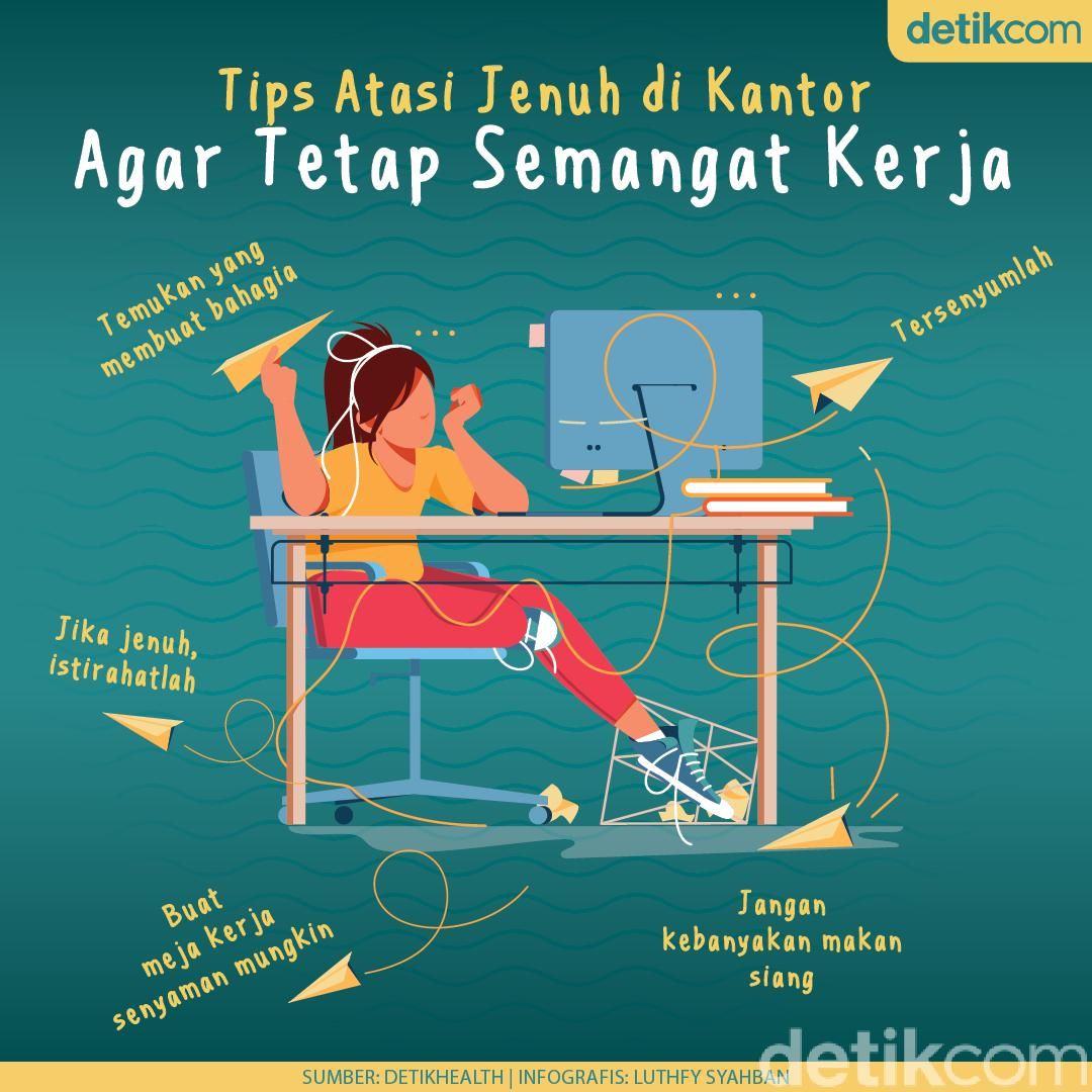 Tips Mengatasi Jenuh Saat Bekerja di Kantor