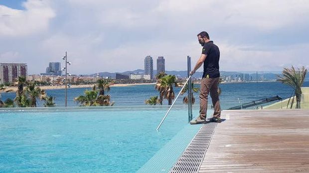 Hotel mewah di Barcelona.