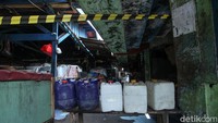 Penutupan pasar sementara ini imbas dari terjangkitnya 9 orang pedagang yang tertular COVID-19.