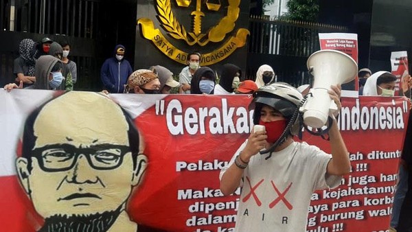 Aksi Damai untuk Kasus Novel Baswedan