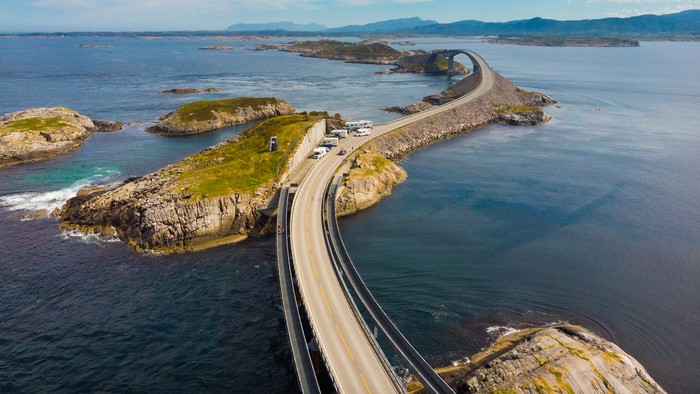 Atlantic ocean road atau Atlanterhavsvegen Atlantic ocean road atau Atlanterhavsvegen