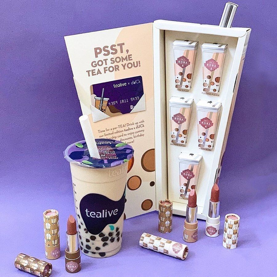 Produk Kecantikan dengan Kreasi Bubble Tea