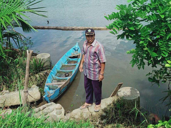 Cerita warga hidup puluhan tahun dekat habitat buaya di Bengkulu (Hery-detikcom)