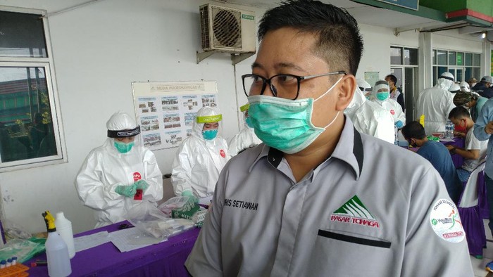 Direktur Utama PD Pasar Tohaga, Haris Setiawan.
