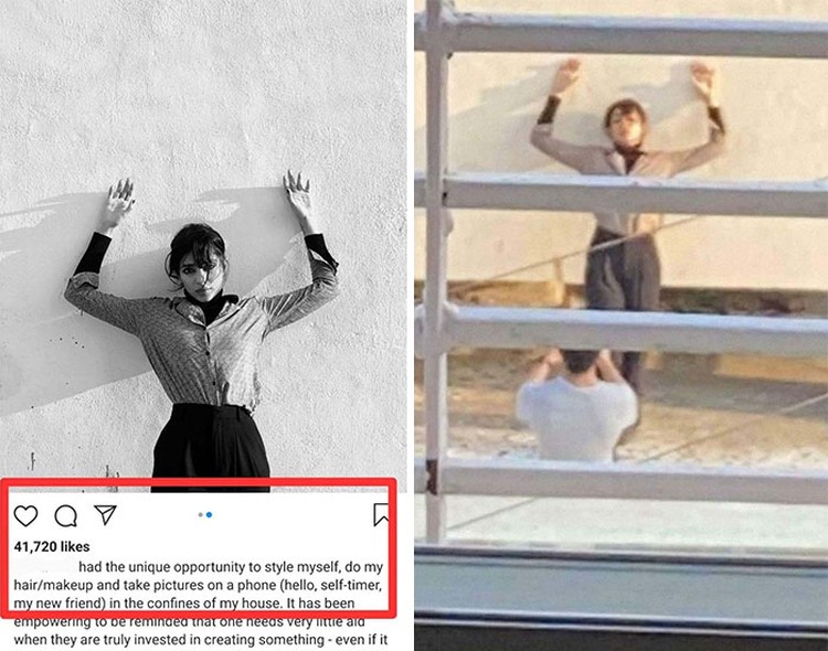 Foto Kepalsuan di medsos