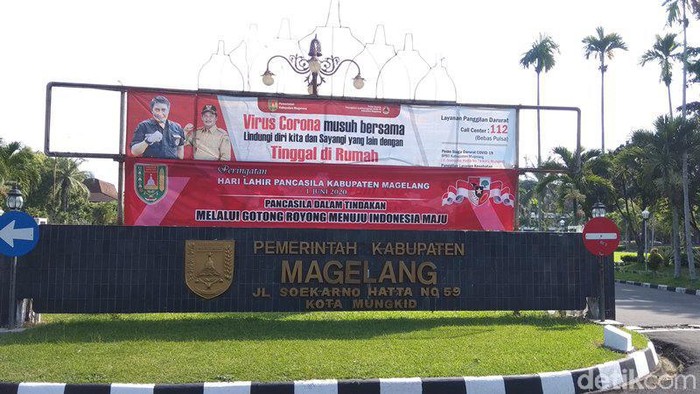 Kantor Pemkab Magelang, Jawa Tengah.