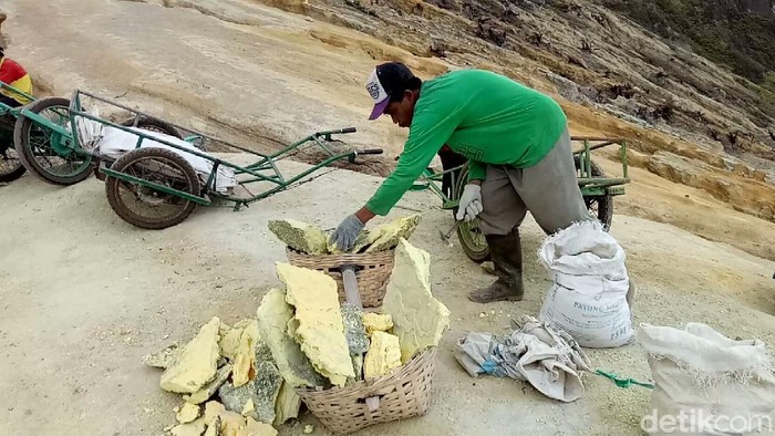 Balai Konservasi Sumber Daya Alam (BKSDA) Banyuwangi belum bisa membuka kembali penambangan belerang di Taman Wisata Alam (TWA) Kawah Ijen.