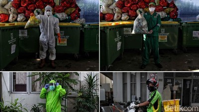 Melihat Perjuangan Petugas Limbah Medis COVID-19