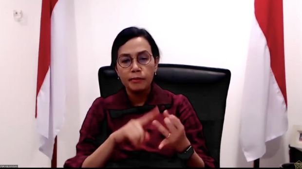 Menteri Keuangan Sri Mulyani memberikan keterangan pers mengenai APBN KiTa (Tangkapan Layar Youtube Kemenkeu RI)