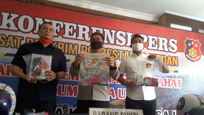Polisi tangkap 4 jambret di Medan (dok. Istimewa)