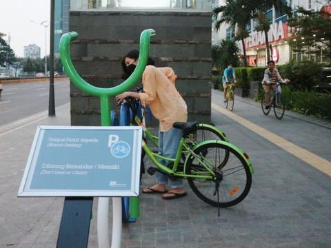 Program sepedaberbagi, pinjam gratis sepeda di Jakarta Pusat