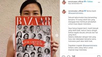 Sosok Veronica Tan juga terpilih menjadi salah satu dari 20 tokoh berpengaruh di Indonesia versi Majalah Harpers Bazaar.  Foto: instagram