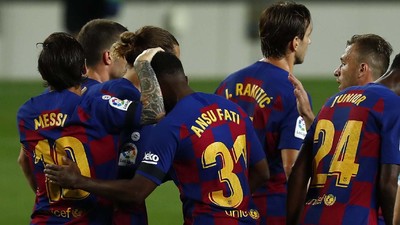 Barcelona Kokoh di Puncak Usai Gebuk Leganes