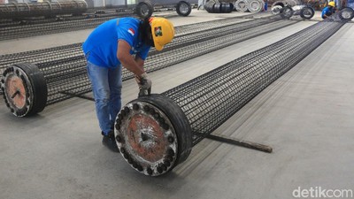 Melihat Pembuatan Beton di Pabrik Waskita