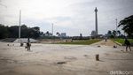 Potret Terkini Plaza Selatan Monas yang Kontroversial