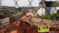 Begini progres pembangunan jalan tol Serpong-Cinere di Pondok Cabe, Tangerang, Selasa (16/6/2020).