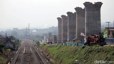 Progres Pembangunan Kereta Cepat di Bandung Terus Dikebut