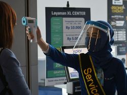 Potret Penerapan Protokol Kesehatan di Gerai XL