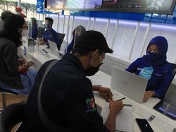 Potret Penerapan Protokol Kesehatan di Gerai XL