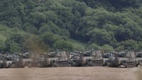 Sebuah tindakan yang meningkatkan secara tajam ketegangan di Semenanjung Korea di tengah-tengah kebuntuan pembicaraan nuklir dengan Amerika Serikat. AP Photo/Ahn Young-joon.