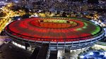 Warna-warni Stadion Maracana Brasil di Hari Jadi ke-70