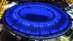 Warna-warni Stadion Maracana Brasil di Hari Jadi ke-70