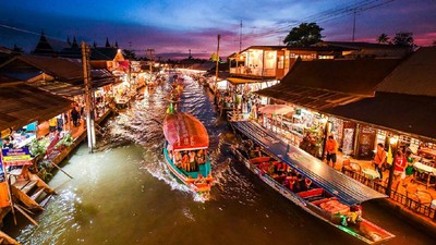 Seru Belanja di Amphawa, Pasar Apung Paling Hits di Thailand