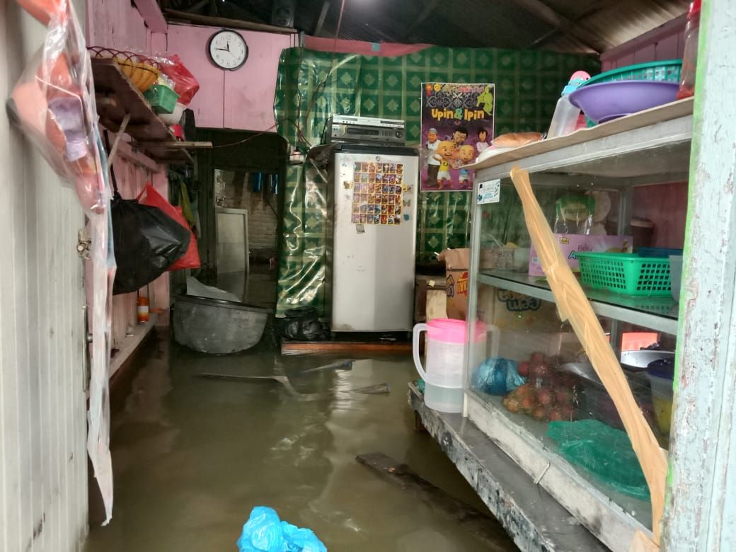 Banjir di Medan Maimun (Ahmad Arfah-detikcom)