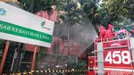 Basmi Virus Corona, Pasar Kebayoran Lama Disemprot Disinfektan