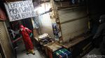 Basmi Virus Corona, Pasar Kebayoran Lama Disemprot Disinfektan