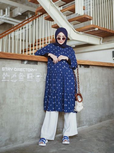 10 Mix  and Match  Celana  Kulot  untuk Hijabers