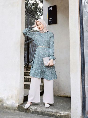 10 Mix  and Match  Celana  Kulot  untuk Hijabers