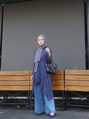 10 Mix  and Match  Celana  Kulot untuk Hijabers