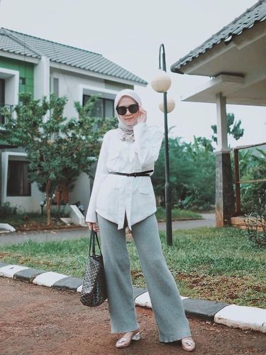 10 Mix  and Match  Celana  Kulot  untuk Hijabers