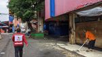 Ditutup Sementara, Begini Suasana di Pasar Kebayoran Lama