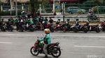 Bandel Banget! Jalan Mangga Dua Kembali Dibajak Ojol