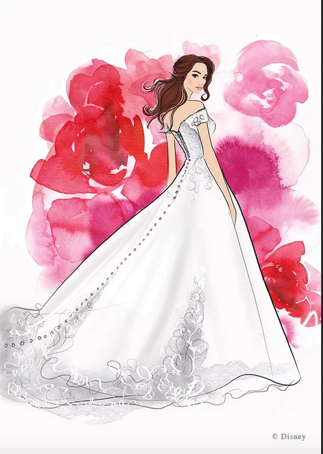 Lini terbaru Disney bernama Allure Bridals ini memiliki koleksi gaun pengantin penuh fantasi yang terinspirasi dari karakter Putri Disney. Foto: Dok. Disney