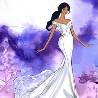 Model gaun pengantin pun beragam. Mulai dari ballgown yang klasik dan romantis, siluet mermaid dengan ekor panjang, gaun dengan cape transparan hingga gaun bertaburan kristal. Foto: Dok. Disney