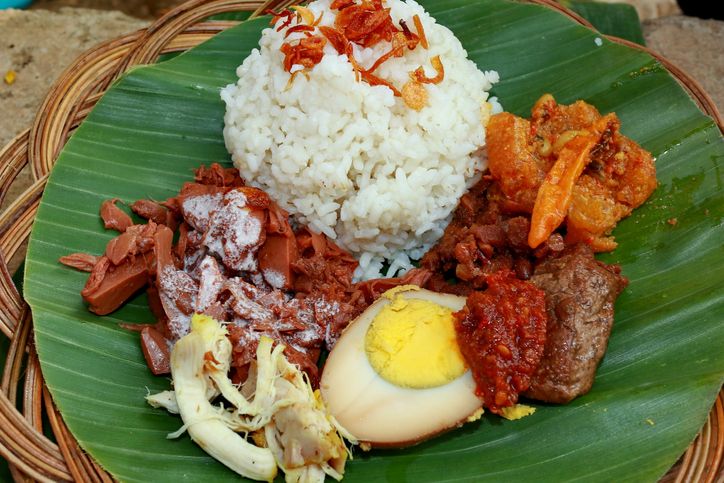 Sedep Mlekoh 5 Nasi Gudeg Khas Jogja Dengan Lauk Lengkap