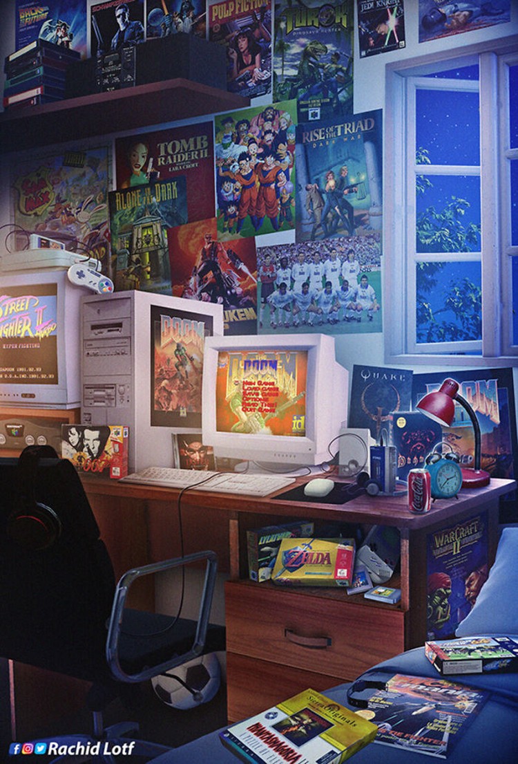 Ilustrasi gadget jadul