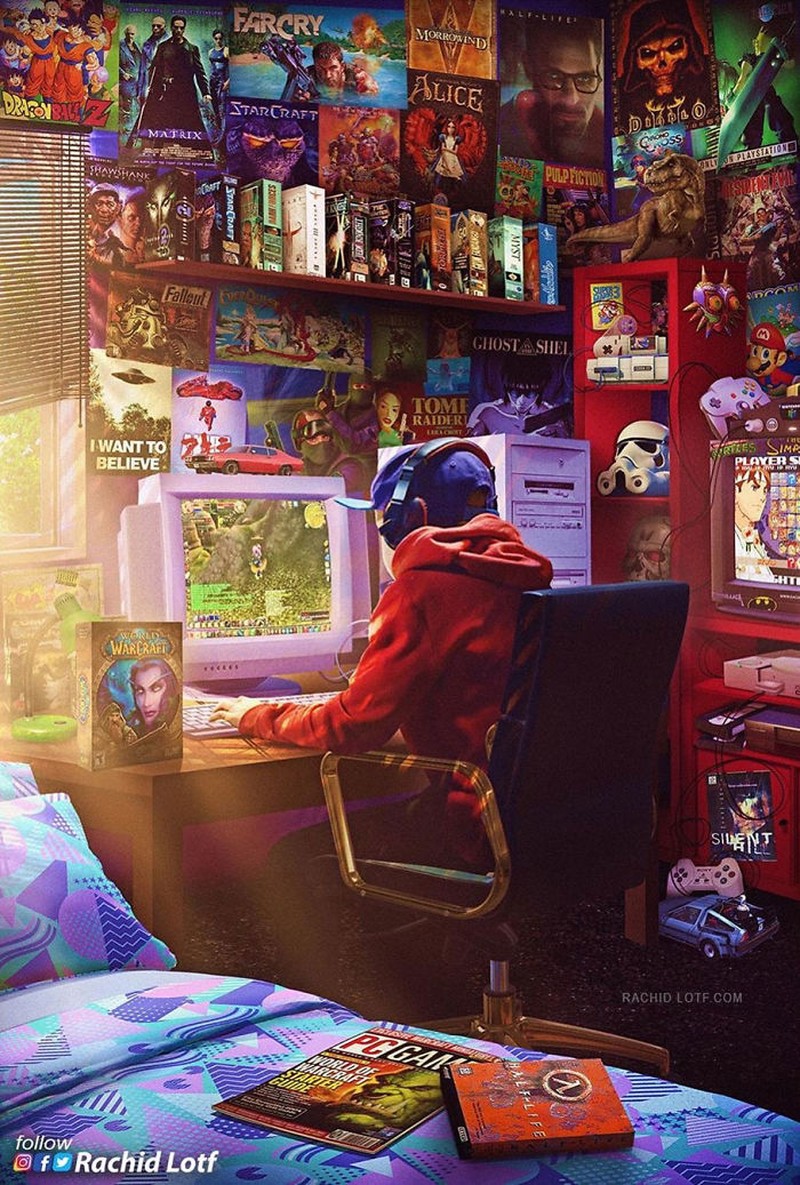 Ilustrasi gadget jadul