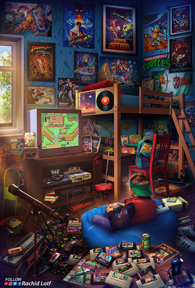 Ilustrasi gadget jadul