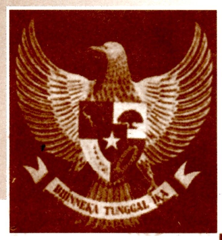 Lambang Negara Indonesia Hasil Rancangan Sultan Hamid II, diajukan 10 Februari 1950. (Sistem Registrasi Nasional Cagar Budaya Kemdikbud)