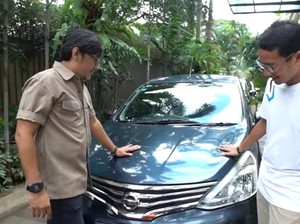 Dari Wagub, Cawapres, sampai Jadi Menteri, Sandiaga Uno Setia Simpan Grand Livina