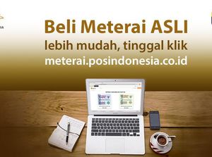 Hadapi New Normal, Pos Indonesia Buka Gerai Online Pembelian Meterai
