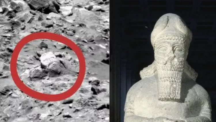 penampakan objek aneh di Mars