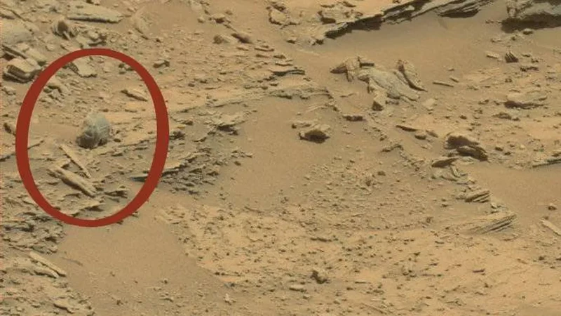 penampakan objek aneh di Mars