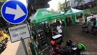 Stasiun-stasiun ini juga sudah terintegrasi dengan transportasi ojek online. Agung Pambudhy/detikcom.