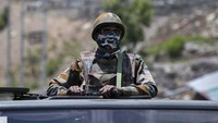 Sebelumnya, sebanyak 20 tentara India tewas dalam bentrokan dengan militer China di Ladakh, wilayah Kashmir yang menjadi sengketa. AP Photo/Mukhtar Khan.