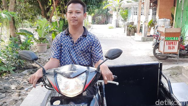 Andika Indra Saputra saat ditemui di Prambanan, Klaten, Jumat (19/6/2020).
